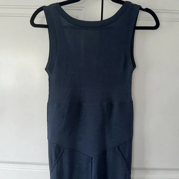 Prada knit bandage body con viscose maxi seamed dress - Picture 7 of 9